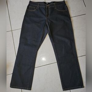 Urban Republic Men's Straight Jeans - Dark Blue Size 36 Y2K